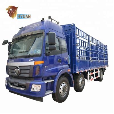 China Side Truck Trailer SINOTRUK HOWO 8 Wheeler Side Wall Drop Barrier Cargo Truck for sale