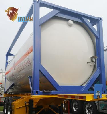 China 7592kg HYUAN ISO Tank Container 40ft Tank Container For Sale for sale