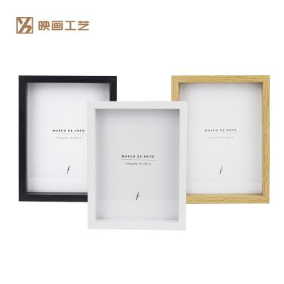 China Custom Size 5X7&6X8&8X10 Modern 3D Shadow Box Wooden With Depth Of 3cm MDF Picture Frames for sale