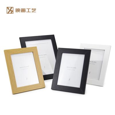 China Hot Selling Factory MDF Photo Picture Display 5X7 6x8 8x10 Wood Modern Simple Size Black Wooden Frame for sale