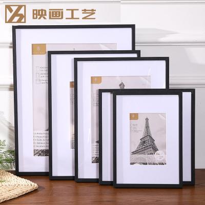 China Factory Direct Sales Custom Photo Wall Solid Wooden Photo Frame A3 A4 Size Wooden Photo Frame for sale