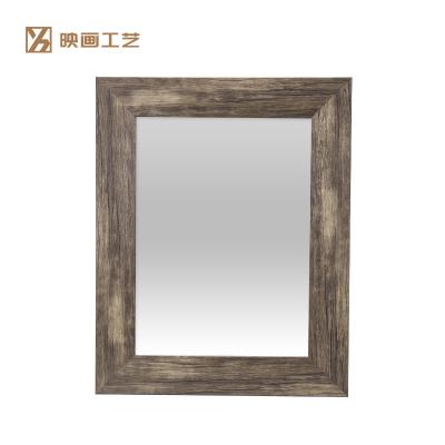 China Modern Wood Decorative Mirror Frame PS Mirrors Room Pattern Custom Designer Modern For Home Decorative for sale