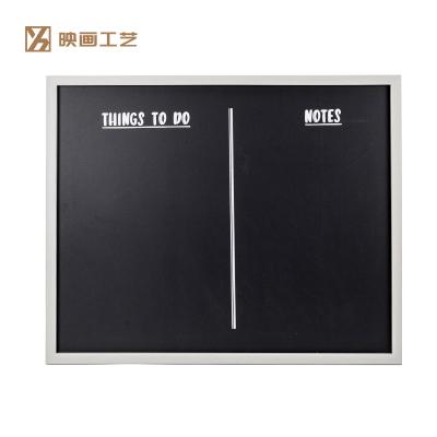 China Modern Wood Frame Blackboard Screen Printing Erasable Hanging Blackboard Frame Solid Wood Factory High Quality Customizable for sale