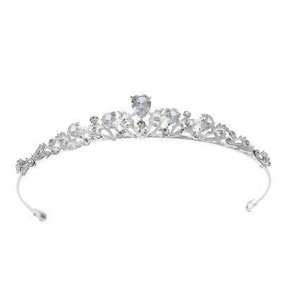 China High Quality Fashion Wedding Party Rhinestone Hair Accessories And Bridal Crowns For Women for sale