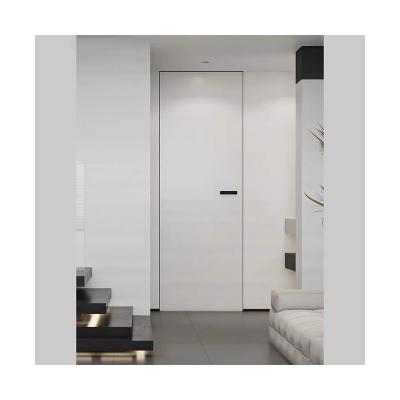 China Modern Simplicity Sound Insulation Italian Style Aluminum Wood Door High End Bedroom Doors for sale