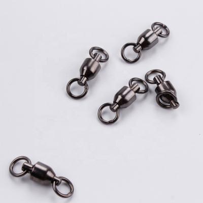 China Tuna Aplet Fishing High Quality Brass Ball Bearing Fishing Swivels With Weld Slot Rings for sale