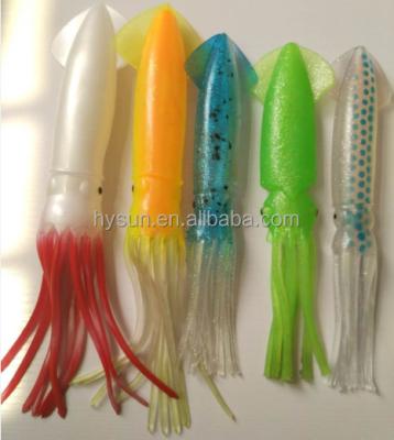 China Soft Soft Squid Skirt Lure , Artificial Type Squid Bait Skirt Fishing Lures for sale