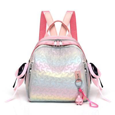 China With Helmet Hole 2020 Large Capacity Hot Seller Leisure Fashion Customize Leather Belt Lady Backpack for sale