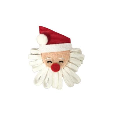 China Sweet Cute Christmas Decoration Elastic Hair Clips Santa Claus Hair Clips Headbands Girls Hair Accessories Clips for sale