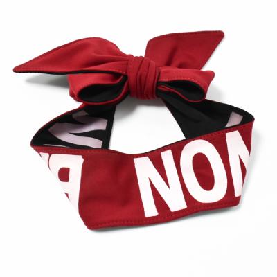 China Big Butterfly Bow Knot Kids Hair Bands Smart Red Cute Casual Elastic Hair Band Korean Fashion Scrunchie for sale