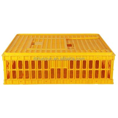 China Farms plastic broiler transport crates for live poultry cag transporting chickens for sale