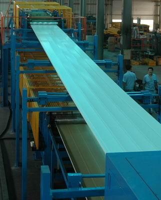 China Steel Continuous PU Sandwich Panel Production Line PU Foam Wall And Roof Roll Forming Machine for sale