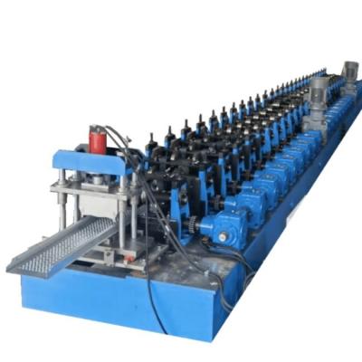 China Hydraulic Cutting Steel Scaffold Plank Roll Forming Machine With Mitsubishi PLC for sale