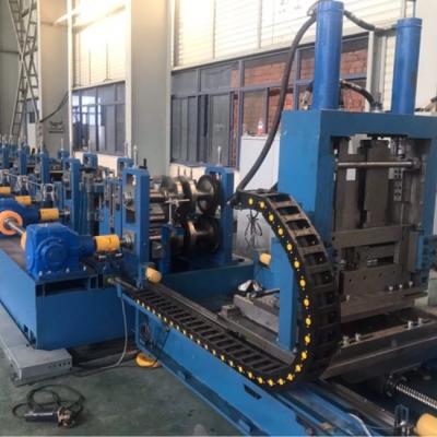 China Fully Automatic Exchangeable C Z Purlin Roll Former With Gearbox Driven Rollers for sale