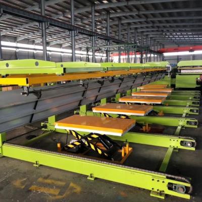 China Steel And Zinc Automatic Stacker For Roofing Sheet / Tile Roll Forming Machine for sale