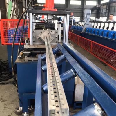 China Galvanized Steel Electric Cabinet Column Shelf Roll Forming Machine For Uprights for sale