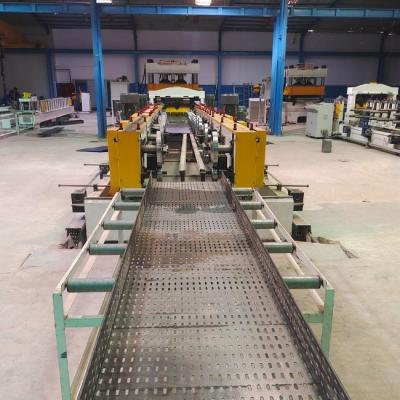 China PPGI Cable Tray Roll Forming Machine 0-15m/min With Siemens PLC Systems for sale