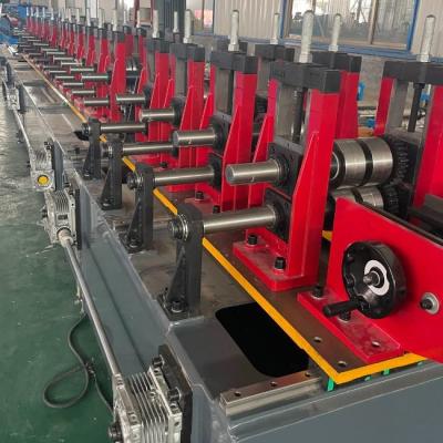 China Heavy Duty C Z Purlin Roll Forming Machine Easy Operation With Cr12Mov Cutter / Gearbox Driven for sale