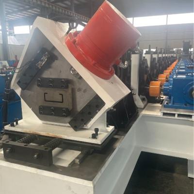 China OEM ODM C Purlin Roll Formierung Maschine Geschwindigkeit Servo nach Cr12Mov ausgelöscht Cutter zu verkaufen