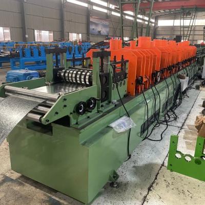 China High Speed 45 Degree Cutting Customizable Automatic CU And CZ Purlin Roll Forming Machine for sale