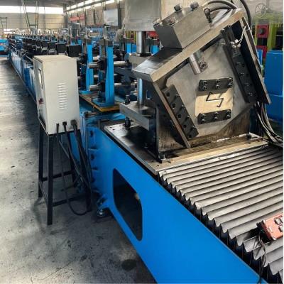 China Precision Z Purlin Roll Forming Machine Manufacturers With GCr15 Rollers Yaskawa Inverter for sale