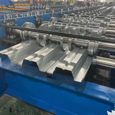 China Floor Decking Roll Forming Machine Wall Panel Metal Sheet Machine For Colored Glazed Steel for sale