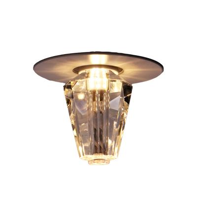 China Office Modern Luminaries Stairway Chandelier Lighting K9 crystal lamp aluminum LED Crystal Ball Pendant Lights for Long Stair Lamps for sale