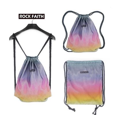 China 2020 Fashion Polyester Drawstring Bag Travel Gym Drawstring Pocket Eco-friendly Backpack for sale