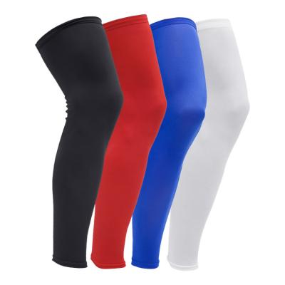 China Wholesale Adult Sports Long Leg High Stretch Breathable Sunscreen Leg Sleeve Anti-Slip Compression for sale