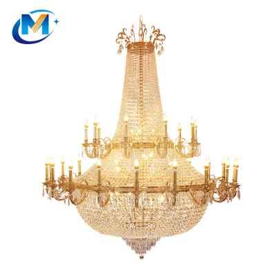 China European Zhongshan 180Cm Classic Design Golden Mosque Crystal Chandelier,Made In China Cheap Price 30 Lights Hotel Customized Factory for sale