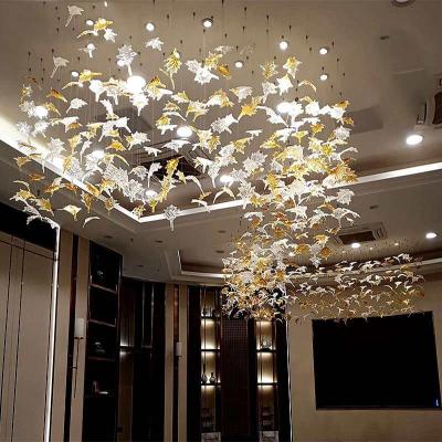 China Modern Customize Large Modern Pendant Light DIY Chandelier Decoration Unique Luxury Hotel Living HaLL Villa Pendant Lamp for sale