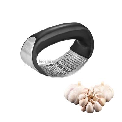 China Hot Sale Viable High Quality Professional Amazon Manual Stainless Steel Hand Held Garlic Press For Wholesale for sale