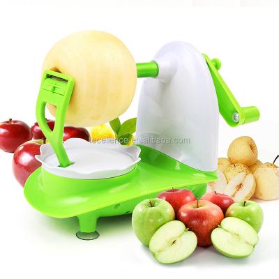 China Apple Product Peel Machine Viable Innovative Handheld Apple Peeler Machine Replaceable Stainless Steel Blades Peeler For Home Use for sale