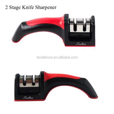 China Viable Knife Sharpener, 2 Stage Mini Knife Sharpener For Straight Knife for sale