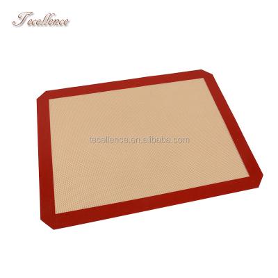 China Good Stored Pastry Mat Non Stick Silicone Baking Mat For Oven Baking 100% Grade Fiberglass for sale