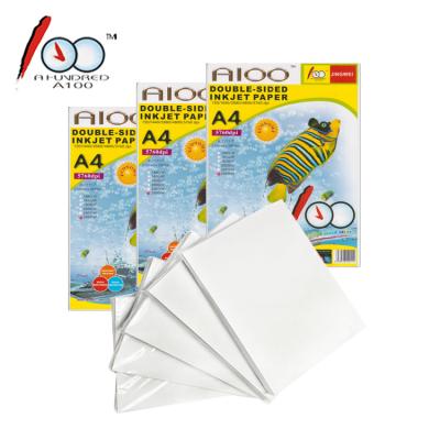 China A100 Inkjet Double Sided Matte Embossing White Card Paper A4 250g A4 (210mm*297mm) for sale