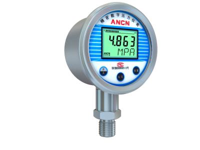 China 2,5 grado de la protección de los indicadores de presión del LCD Digital del acero de Stainess de la pulgada IP65 con alta exactitud en venta