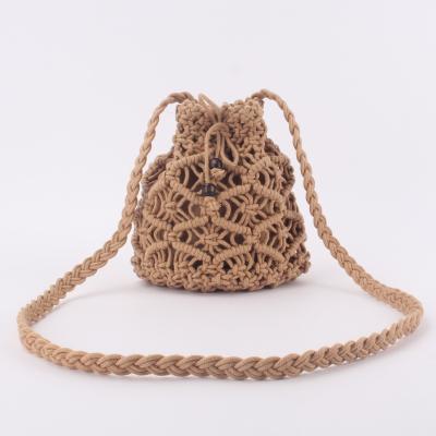 China High Quality Available Fashion Cotton Crochet Cute Girls Bag for sale