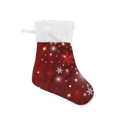 China Popular Christmas Socks 4 Pack Luxury Custom Red Knitted Christmas Kids Stocking Socks For Home Decor for sale