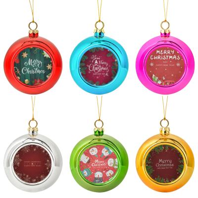 China 6 Pack Decorations Tree Balls Christmas Ball Ornaments DIY Festival Party Home Decoration For Christmas Holiday Wedding Party for sale