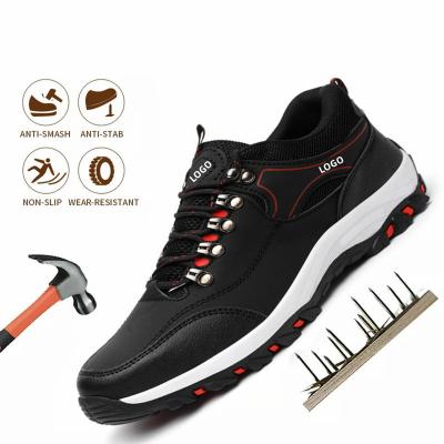 China Men's Anti-Puncture Welding Shoes Anti-Static Work Toe Shoes Protective Steel Anti-Sensational Safety Sneakers For Welder for sale