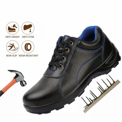 China Mens Working Shoes Leather Steel Toe Arbeitsschuh Work Functional Safety Shoes Anti-Static for sale