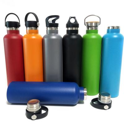 China 32oz Large Capacity Thermal Insulation Mountaineering Water Bottle 1000ml Spray Water Cup Viable Sublimation Portable Bottles for sale