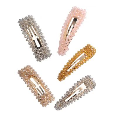 China Fashion Best Selling 2022 Products In USA Amazon Birthday Gift Hair Accessory Product Rhinestone Hair Pins Hairpin Clip Side Clip Main Clip for sale