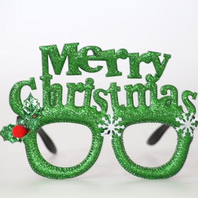 China Hot Selling Adult Christmas Decoration Glasses Santa Claus Snowman Antler Glasses Children's Toys Amazon Christmas Decorations Festival Decoration Selection for sale