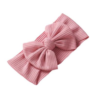 China Baby Soft Headband Bowknot Hair Accessories Baby Hair Band Product Toddler Muti-color Elastic Bow Headband Product for sale