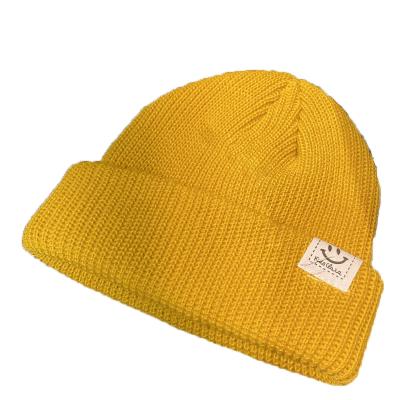 China Keeping Fisherman Running 2021 Slouchy Outdoor Wholesale Hot Product Hat Winter Cap Custom Knitted Ribbed Beanie Hat for sale