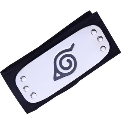 China Hot Selling Japan Anime Naruto Symbol Sign Headband Cosplay Accessories Japan and Korean Style 2021 Fans Cosplay Costume Props Hair Band for sale