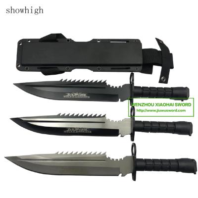 China Wholesale Fixed Blade Jungle Non-variable Camping Hunting Serrated Knife Outdoor Knife 95008 for sale