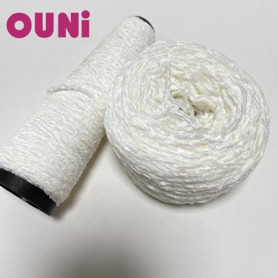 China Fancy Color Dyed Macrame Fancy Yarn For Hand Knitting 100% Polyester Chenille Yarn People Love To Be Used In Winter Shoes for sale